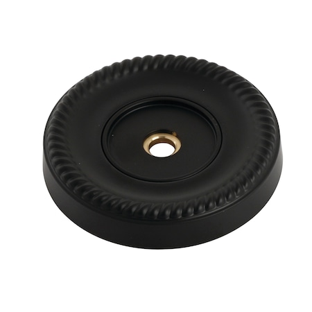 Kingston Brass DRF914120 Camelon 1-1/4" Grab Bar Flange, Matte Black DRF914120